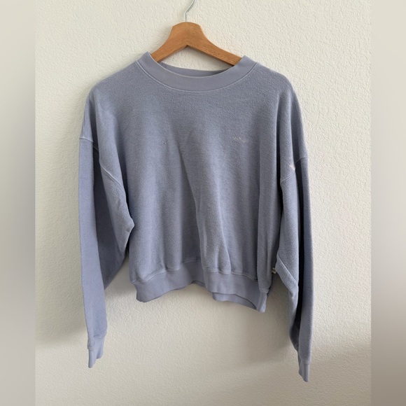Madhappy Tops - Madhappy Reverse Terry Crewneck Pullover Medium Periwinkle